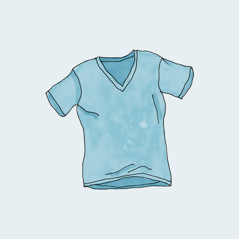 V-Neck T-Shirt – Obrázok 3