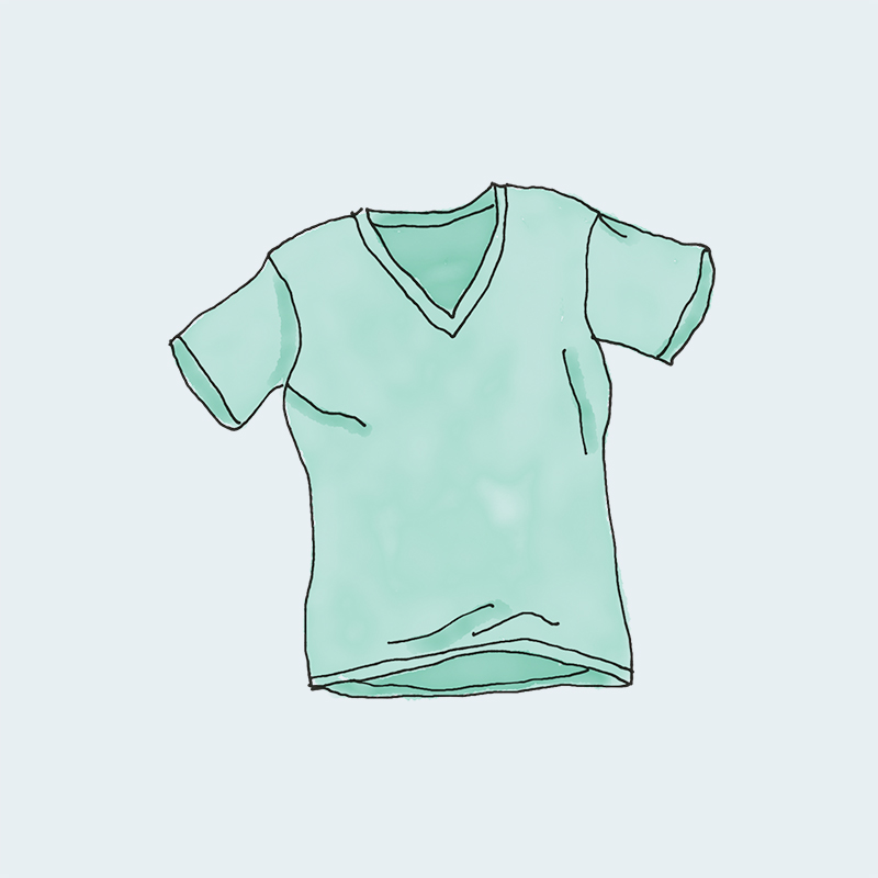 V-Neck T-Shirt – Obrázok 2